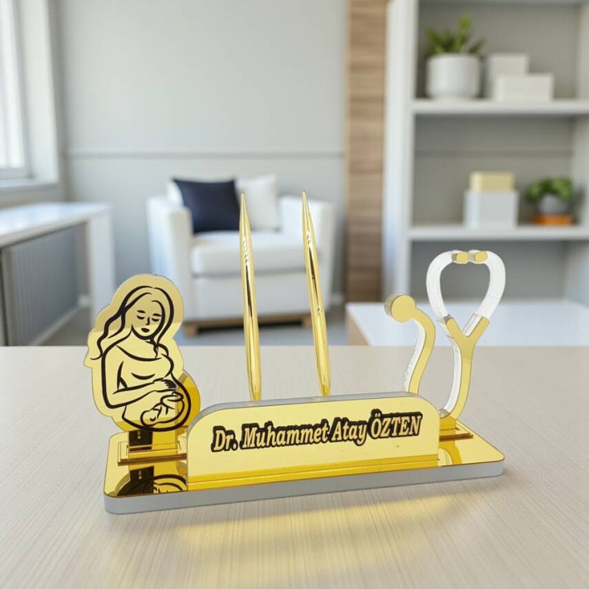 Kadın Doğum Uzmanı İçin Masa İsimliği - 1