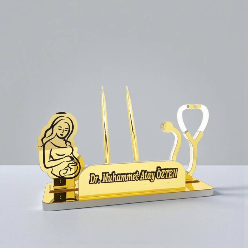 Kadın Doğum Uzmanı İçin Masa İsimliği - 3