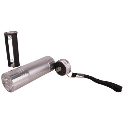 KANARYA GÜMÜŞ 9 LED EL FENERİ - 3