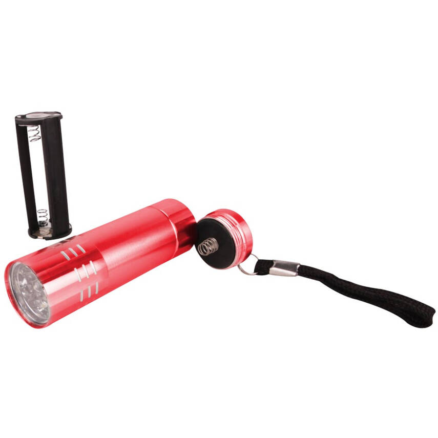 KANARYA KIRMIZI 9 LED EL FENERİ - 3