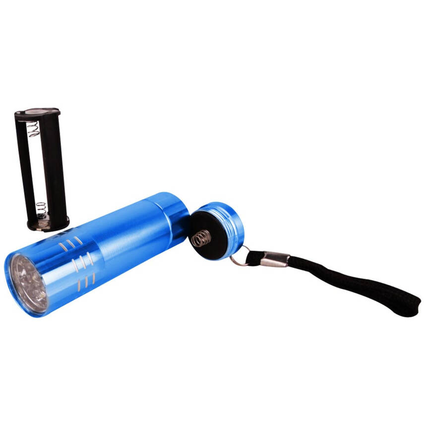 KANARYA LACİVERT 9 LED EL FENERİ - 3