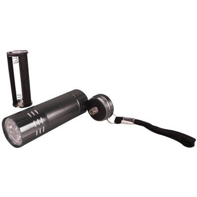 KANARYA SİYAH 9 LED EL FENERİ - 3