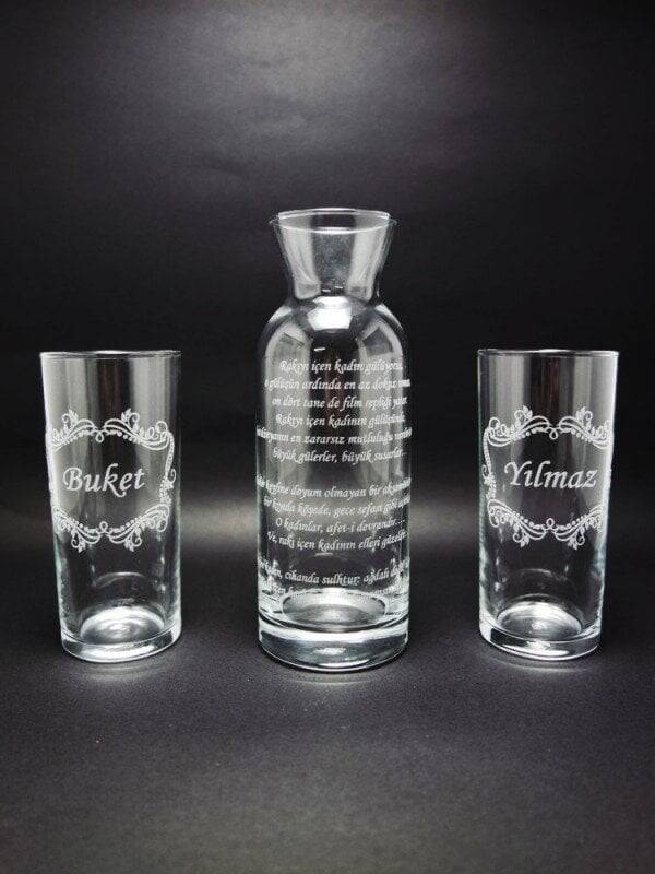 Karaflı Rakı Bardağı Seti l Dsn-047 - 1