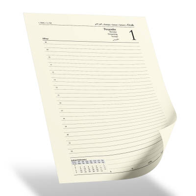 KAVAKLIDERE KIRMIZI TARİHLİ AJANDA (17X24 CM) - 2