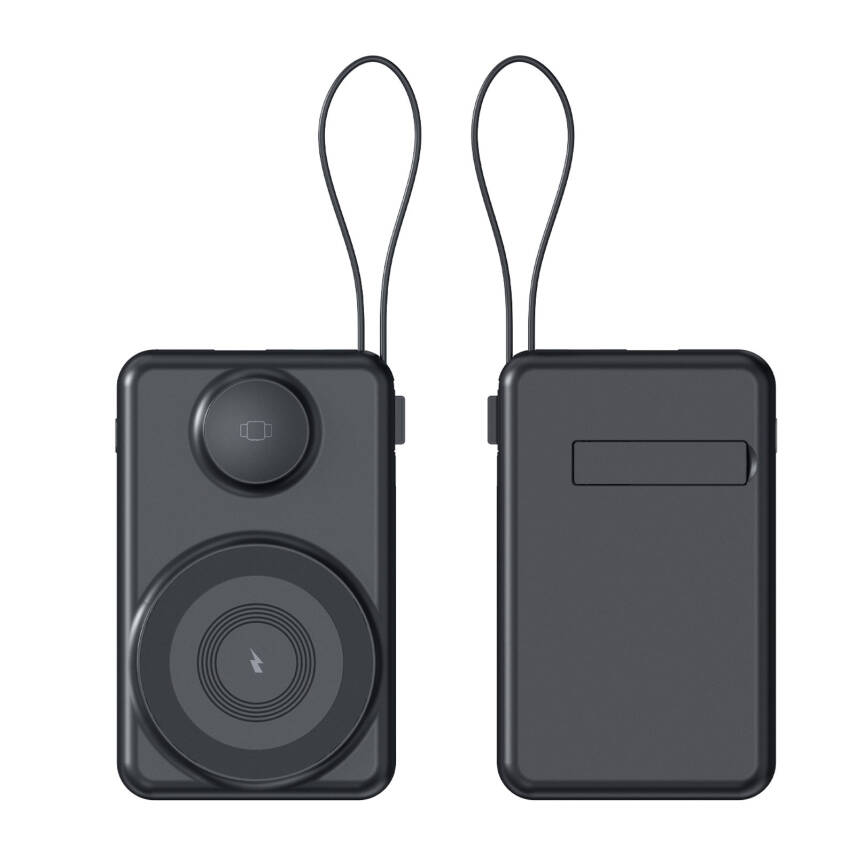 KAYABEYİ 10.000 MAH SİYAH MAGSAFE  ve  WIRELESS POWERBANK - 1