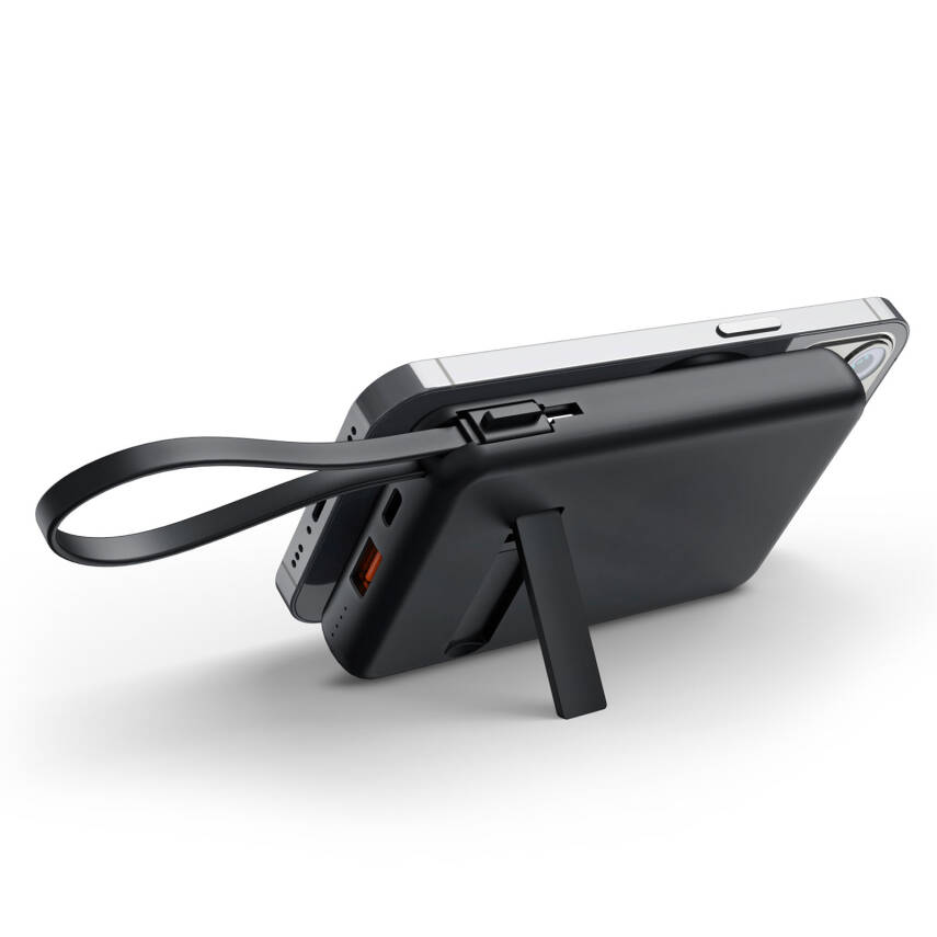 KAYABEYİ 10.000 MAH SİYAH MAGSAFE  ve  WIRELESS POWERBANK - 2