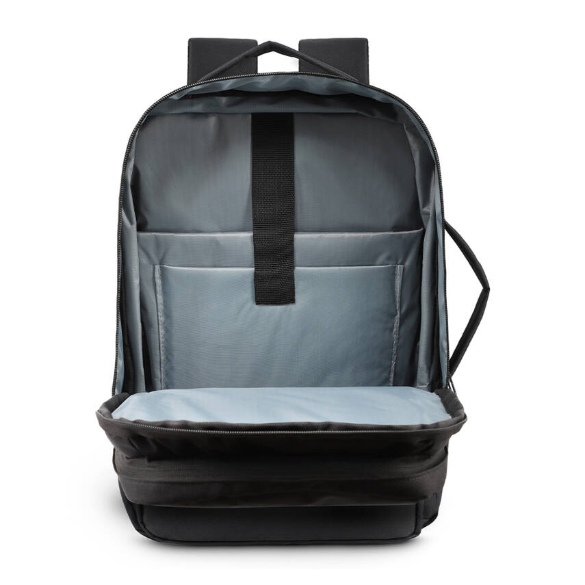 KEŞİF SİYAH LAPTOP BÖLMELİ SIRT ÇANTASI - 3