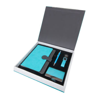 KİRAZ TURKUAZ HEDİYELİK SET