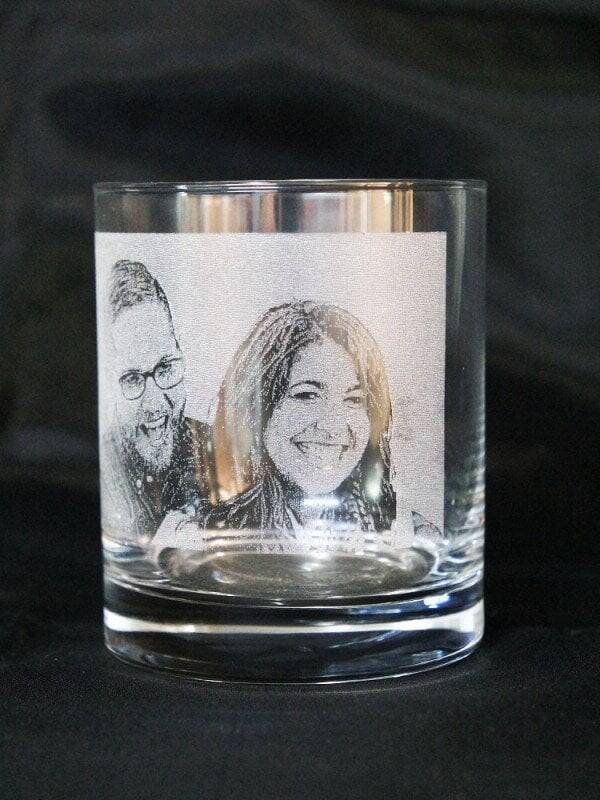 Kişiye Özel Fotoğraflı Viski Kadehi - 1