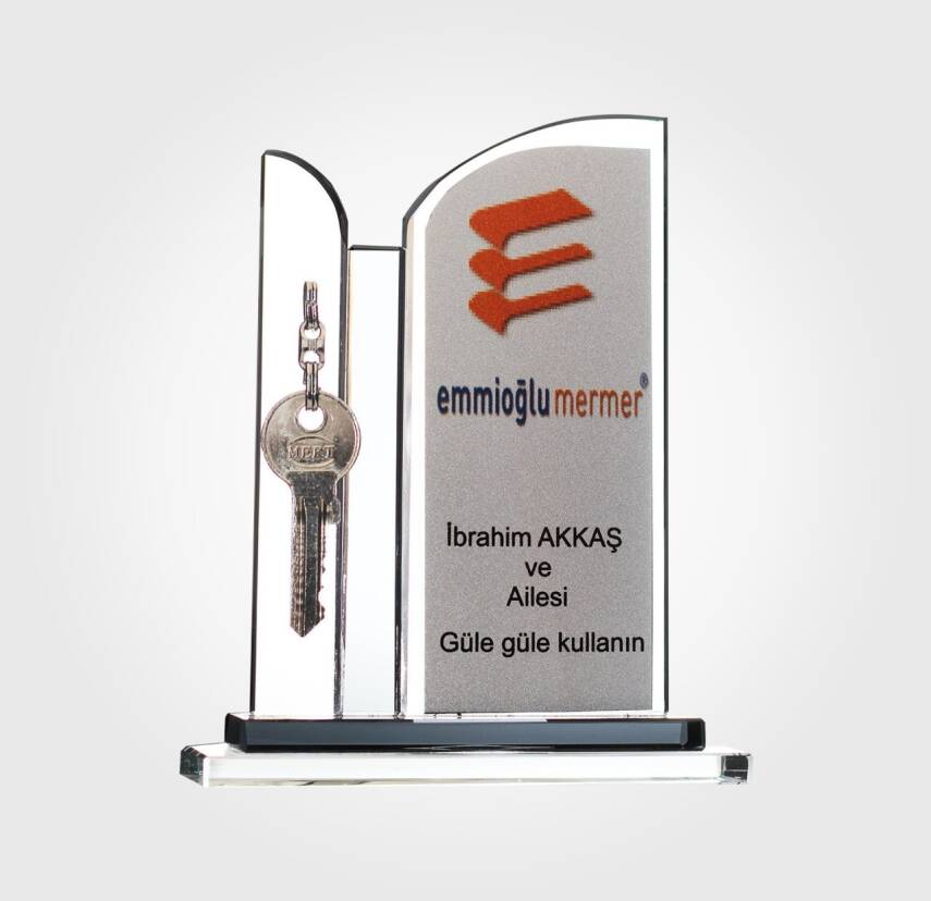 Kişiye Özel Kristal Plaket - 1