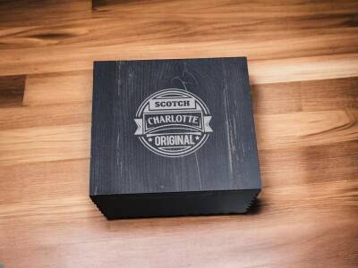 Kişiye Özel Siyah Ahşap Kutulu Viski Seti - 2