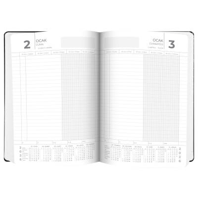 KIZILTEPE SİYAH TİCARİ AJANDA (17X24 CM) - 3