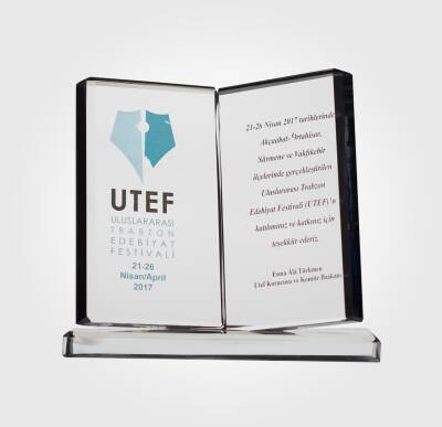 Kristal Kitap Plaket
