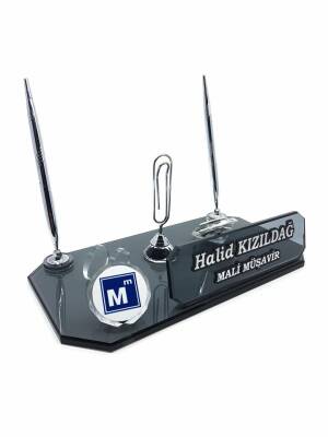 Kristal Muhasebe Masa İsimliği - 6