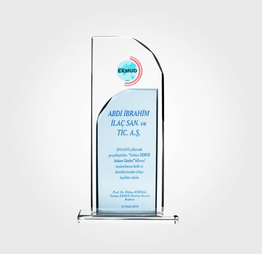 Kristal Plaket 12 - 1