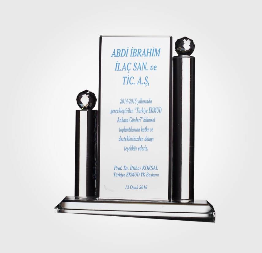 Kuleli Kristal Plaket - 1