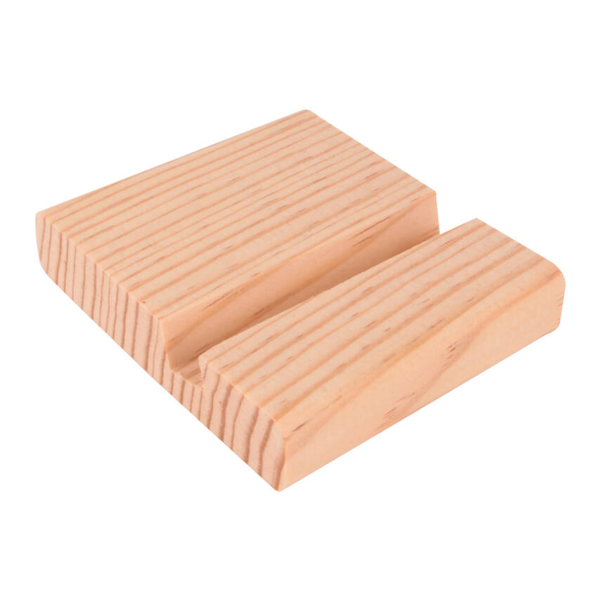 KULUNCUK AHŞAP TELEFON STANDI - 1