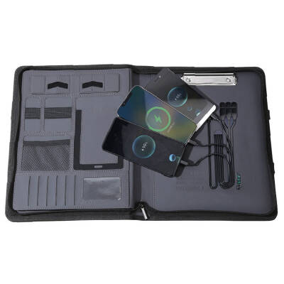 KURTBOĞAZI 8.000 MAH WIRELESS POWERBANK ORGANİZER ÇANTA - 2