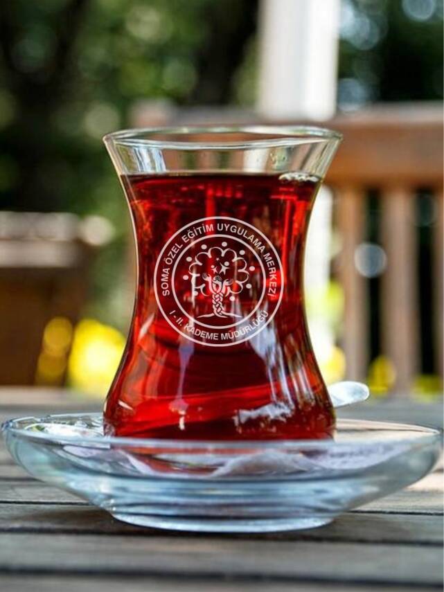 Kuruma Özel Logolu Çay Bardağı - 1