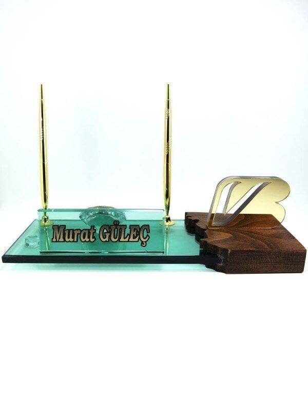 Kuruma Özel Logolu Masa İsimlik - 1