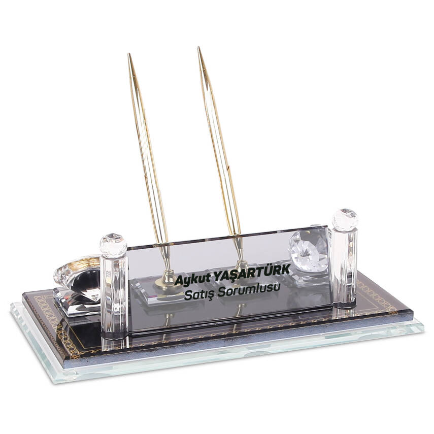 LALEGÜL KRİSTAL MASA İSİMLİK - 1