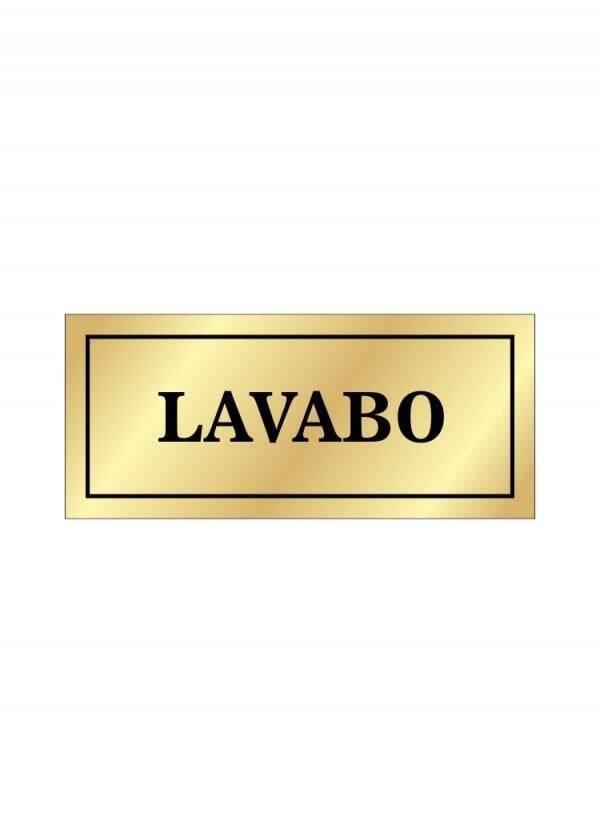 Lavabo Levhası (Sarı renk) - 1