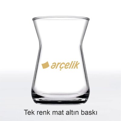 Logolu Paşabahçe İrem Çay Bardağı - 4