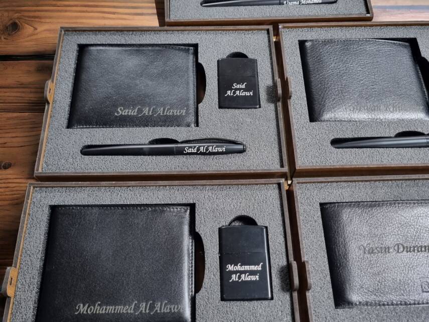 Lüks Cüzdan, Kalem ve Çakmak Kutulu Set - 1