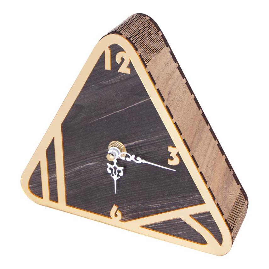 MİRANDA203 AHŞAP MASAÜSTÜ SAAT (165X170 MM) - 2