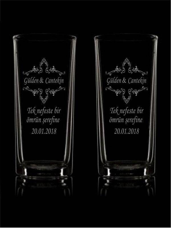 Motifli Rakı Bardağı - 1