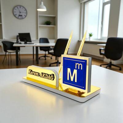 Muhasebecilere Özel Masa İsimliği