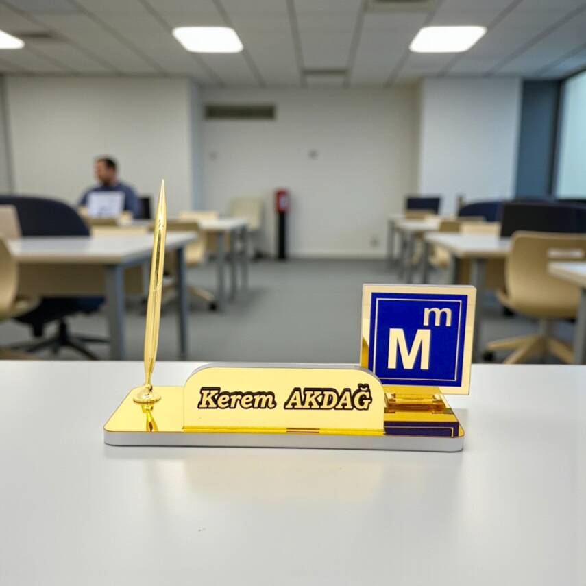 Muhasebecilere Özel Masa İsimliği - 2