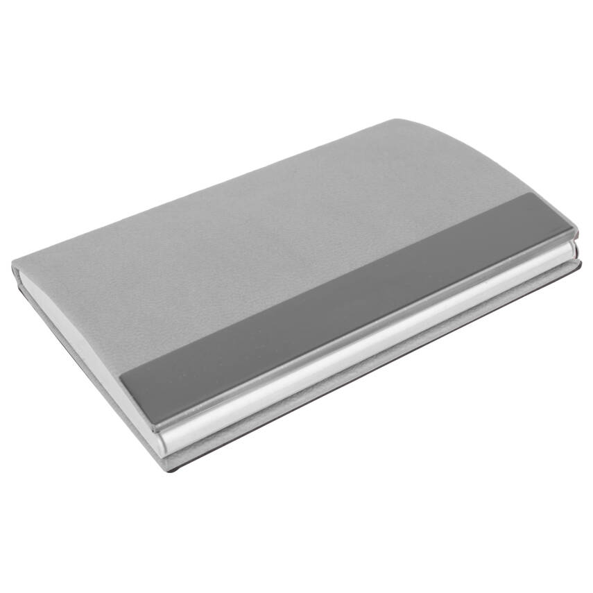 NAZENDE GRİ DERİ KARTVİZİTLİK - 1