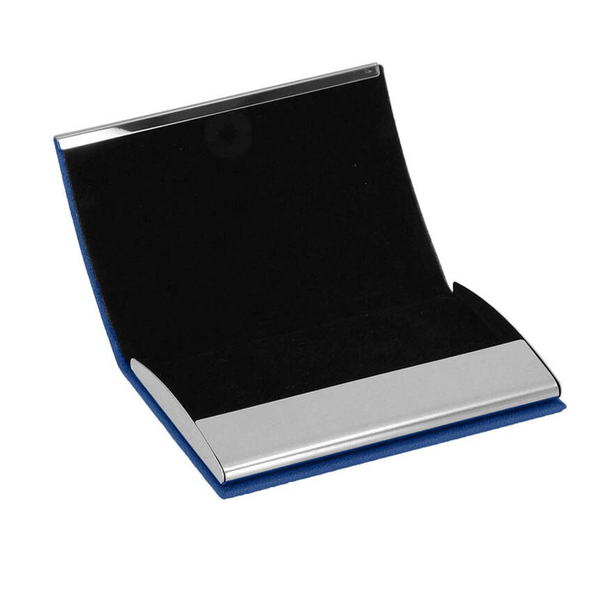 NAZENDE LACİVERT DERİ KARTVİZİTLİK - 2