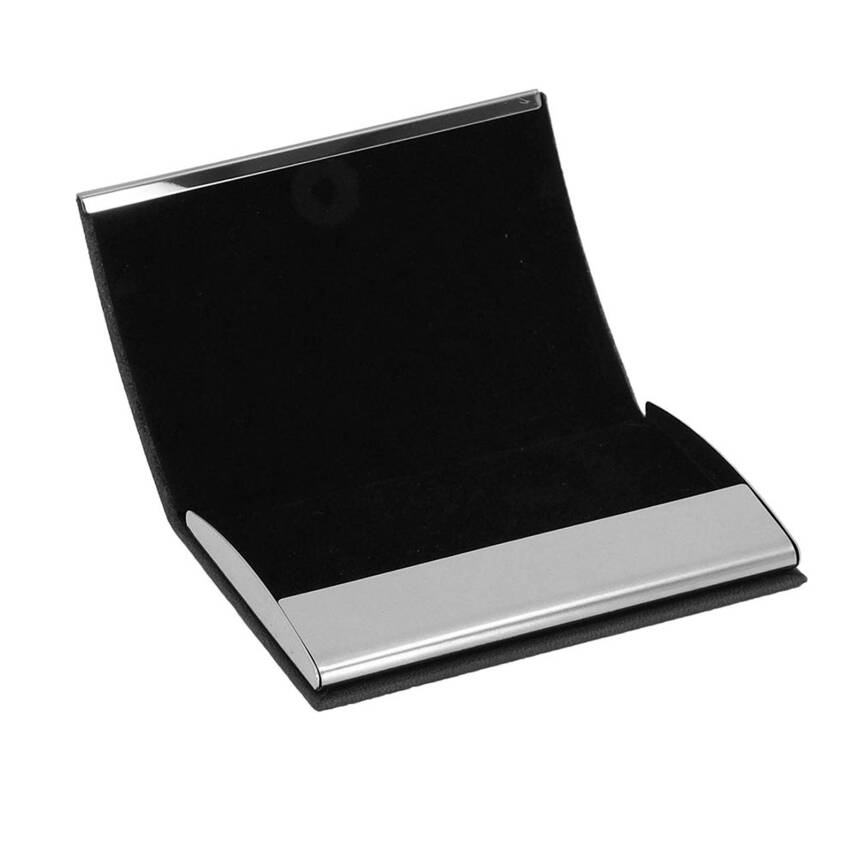 NAZENDE SİYAH DERİ KARTVİZİTLİK - 2