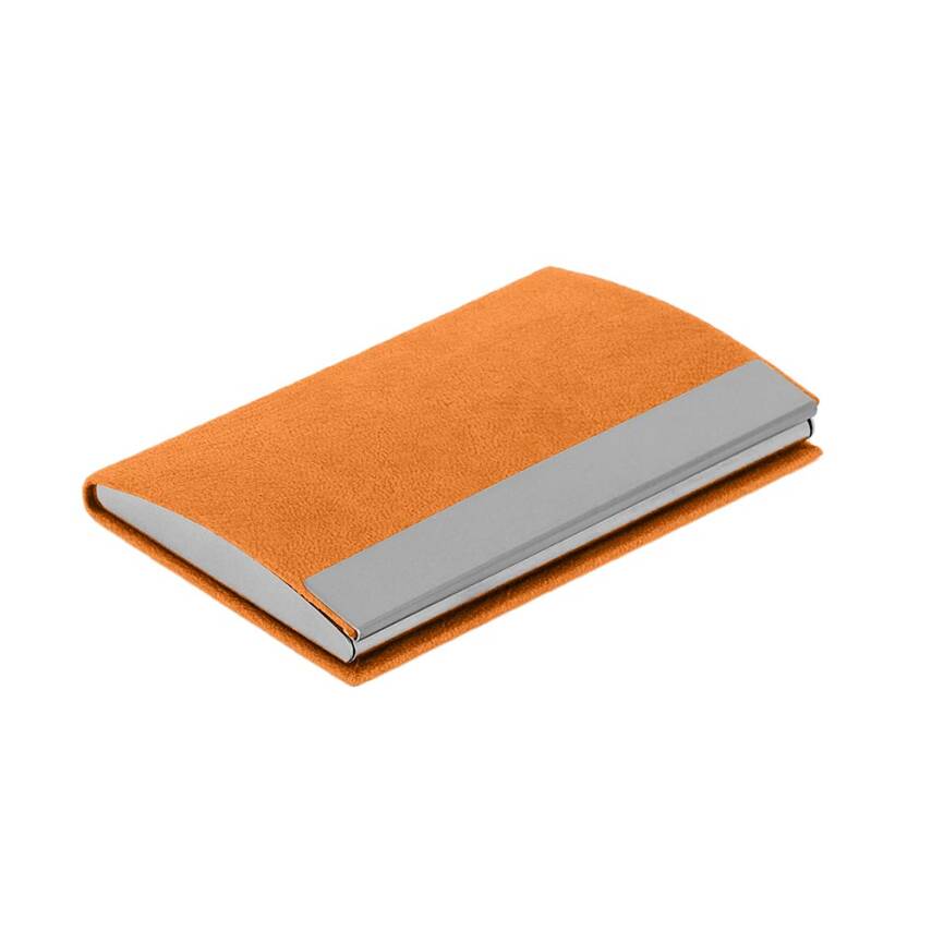 NAZENDE TURUNCU DERİ KARTVİZİTLİK - 1