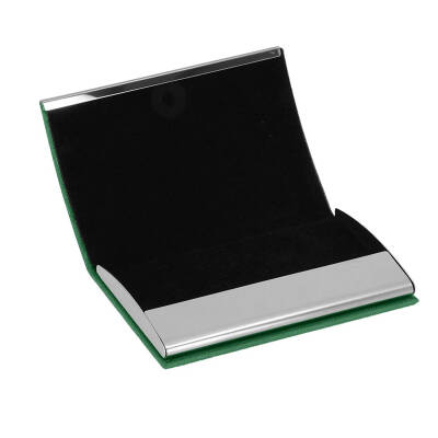 NAZENDE YEŞİL DERİ KARTVİZİTLİK - 2