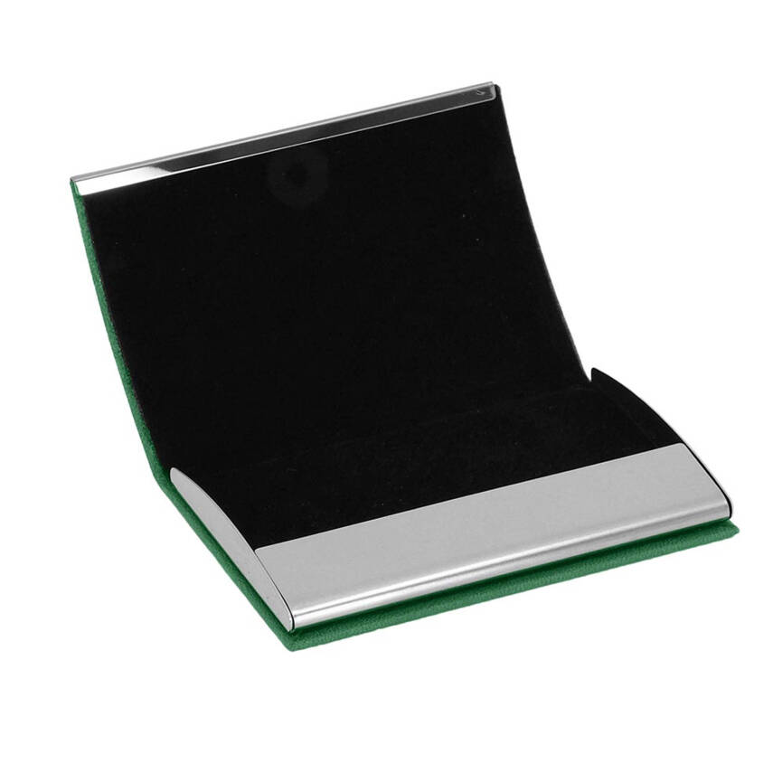 NAZENDE YEŞİL DERİ KARTVİZİTLİK - 2