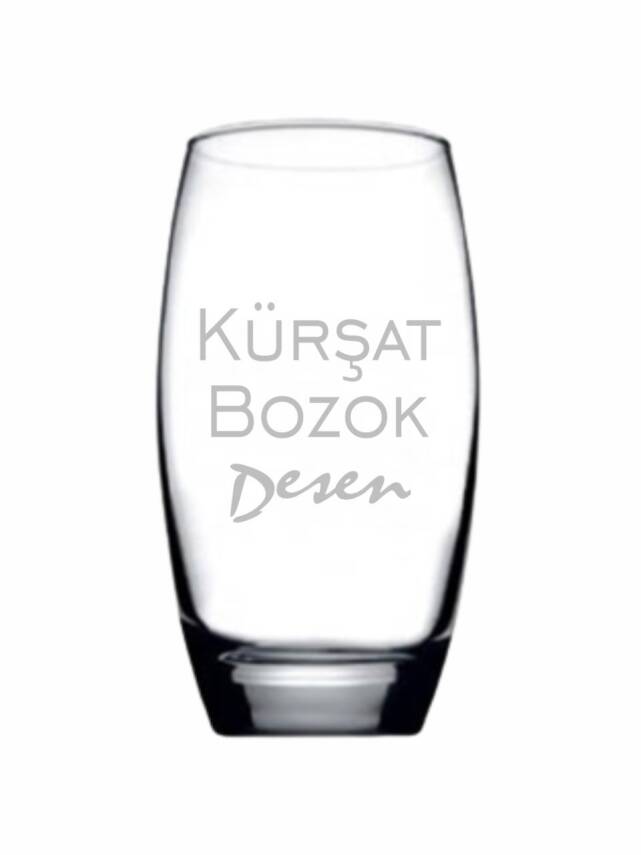 Özel Kazımalı Su Bardağı - 1