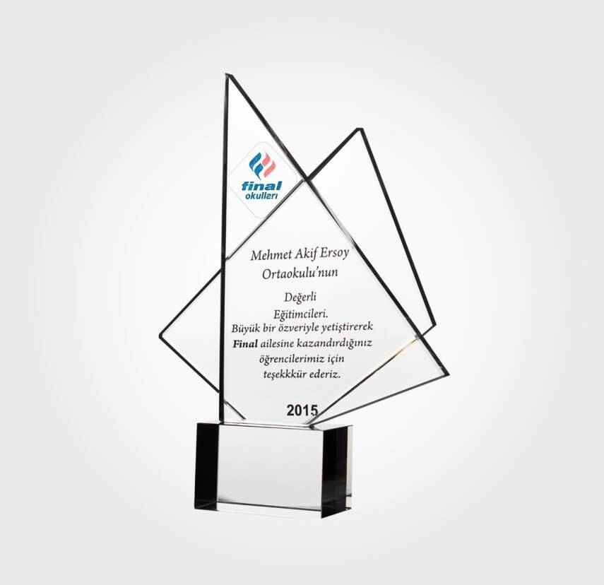 Özel Kristal Plaket-1 - 1