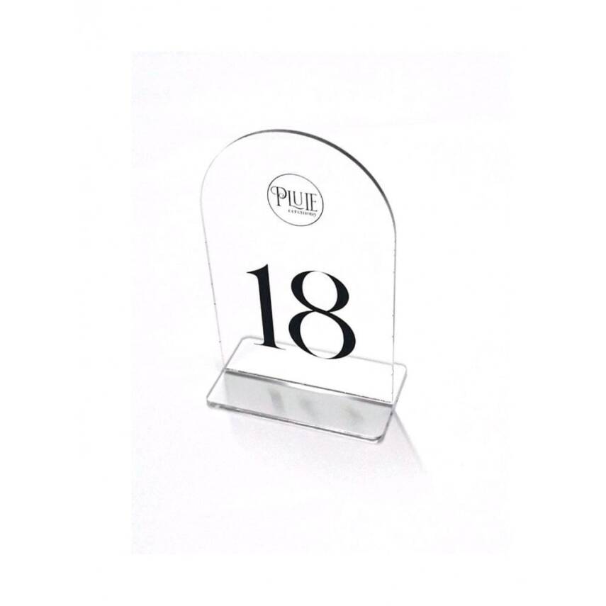 Özel tasarım masa numarası - 1