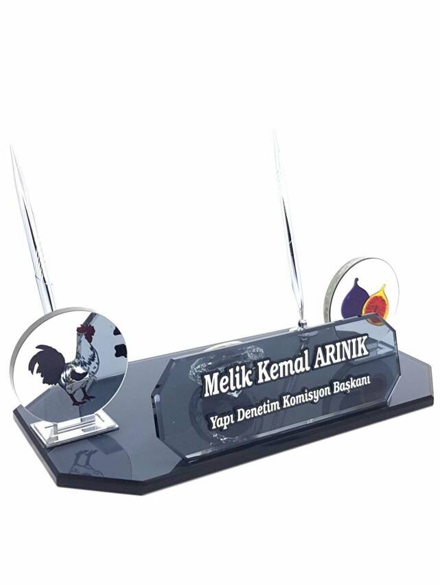 Özel Üretim Kristal Masa İsimliği - 1