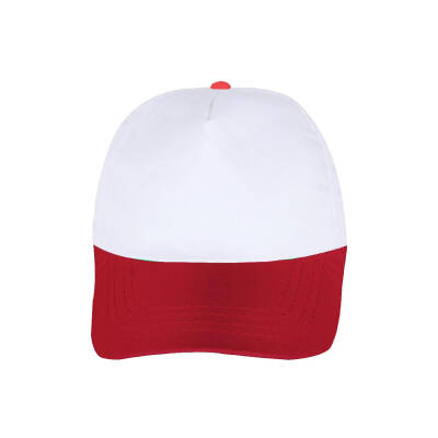 PAPATYA BEYAZ-KIRMIZI POLYESTER ŞAPKA - 2