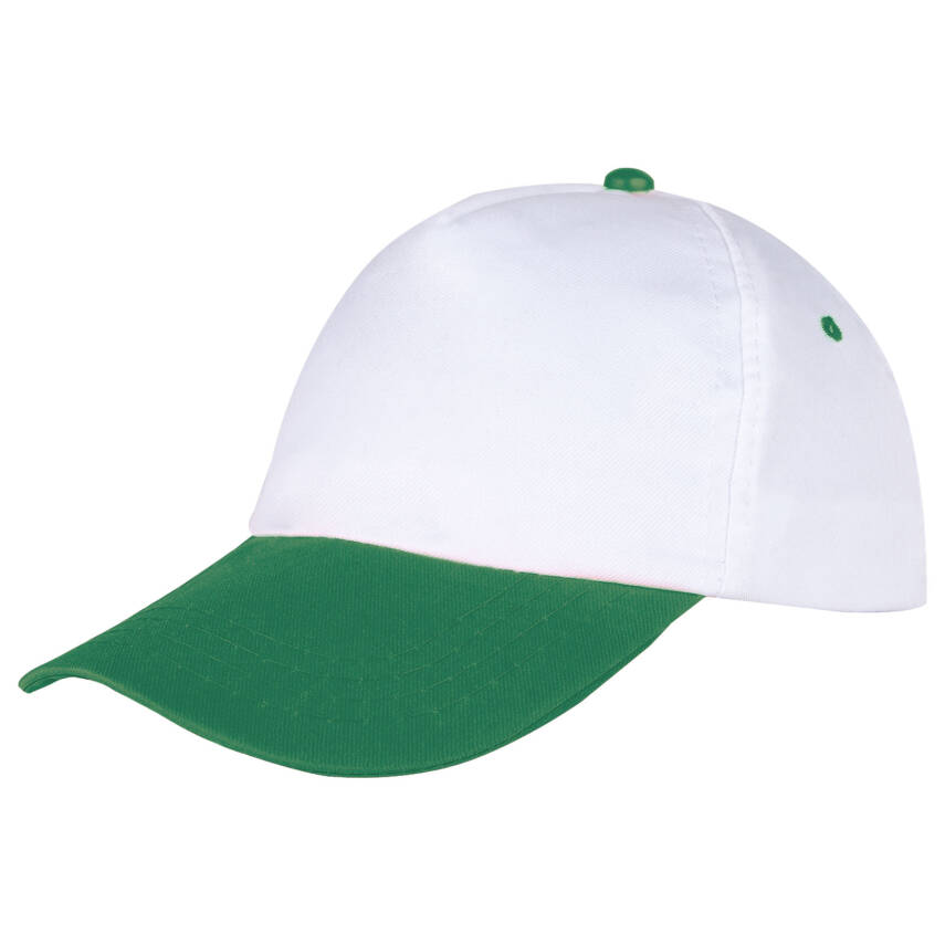 PAPATYA BEYAZ-YEŞİL POLYESTER ŞAPKA - 1