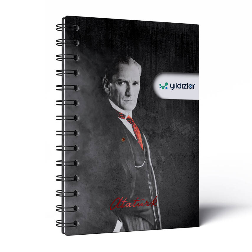 PARLA KUŞE MUKAVVA SIVAMA SPİRALLİ DEFTER (15X21CM) - 1