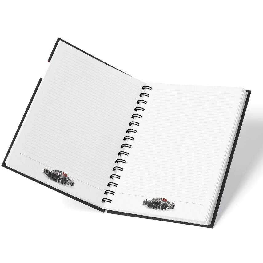 PARLA KUŞE MUKAVVA SIVAMA SPİRALLİ DEFTER (15X21CM) - 2