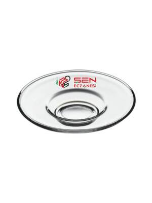 Paşabahçe İrem Renkli Logo Baskılı Çay Tabağı - 2