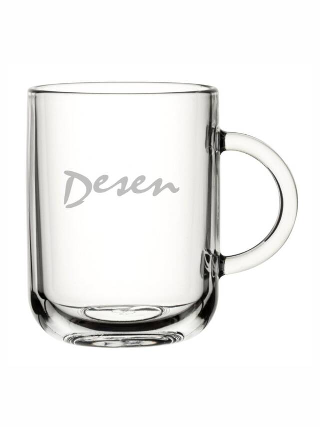 Paşabahçe Kazımalı Kulplu Cam Kupa - 1