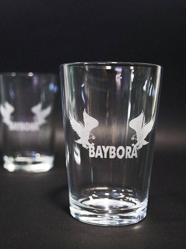 Paşabahçe Su bardağına Logo İşleme - 1