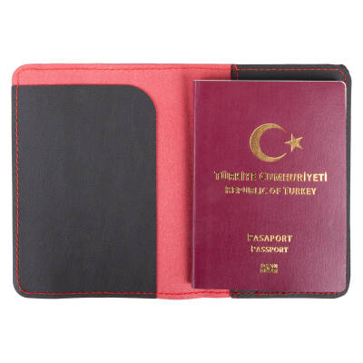 PASAPORTLUK KIRMIZI DERİ